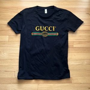 Gucci Black T-shirt Sz Med